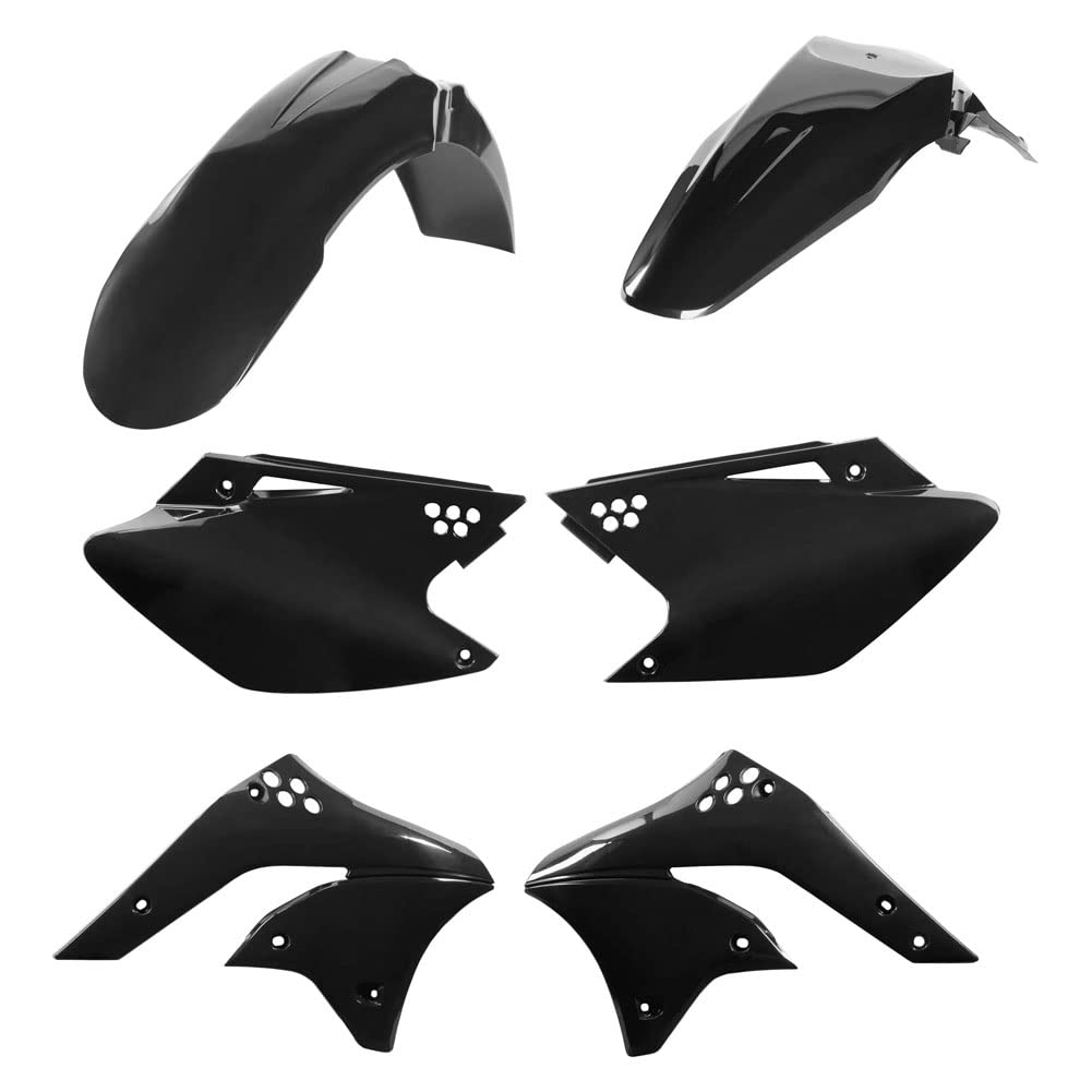 Amazon.com: Acerbis Replica Plastic Kit Black for Kawasaki KX250F
